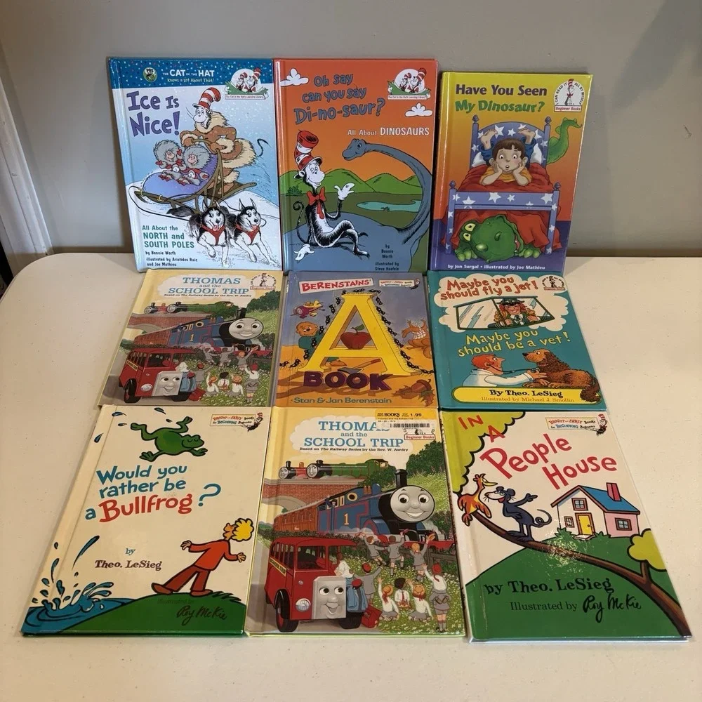 Bright and Early & I Can Read It By Myself Beginner Books Dr. Seuss‎ Lot Of 9